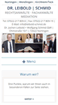 Mobile Screenshot of leibold-schmid.de